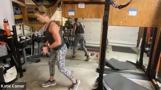 leg day: lunge focus (with bicep burner)