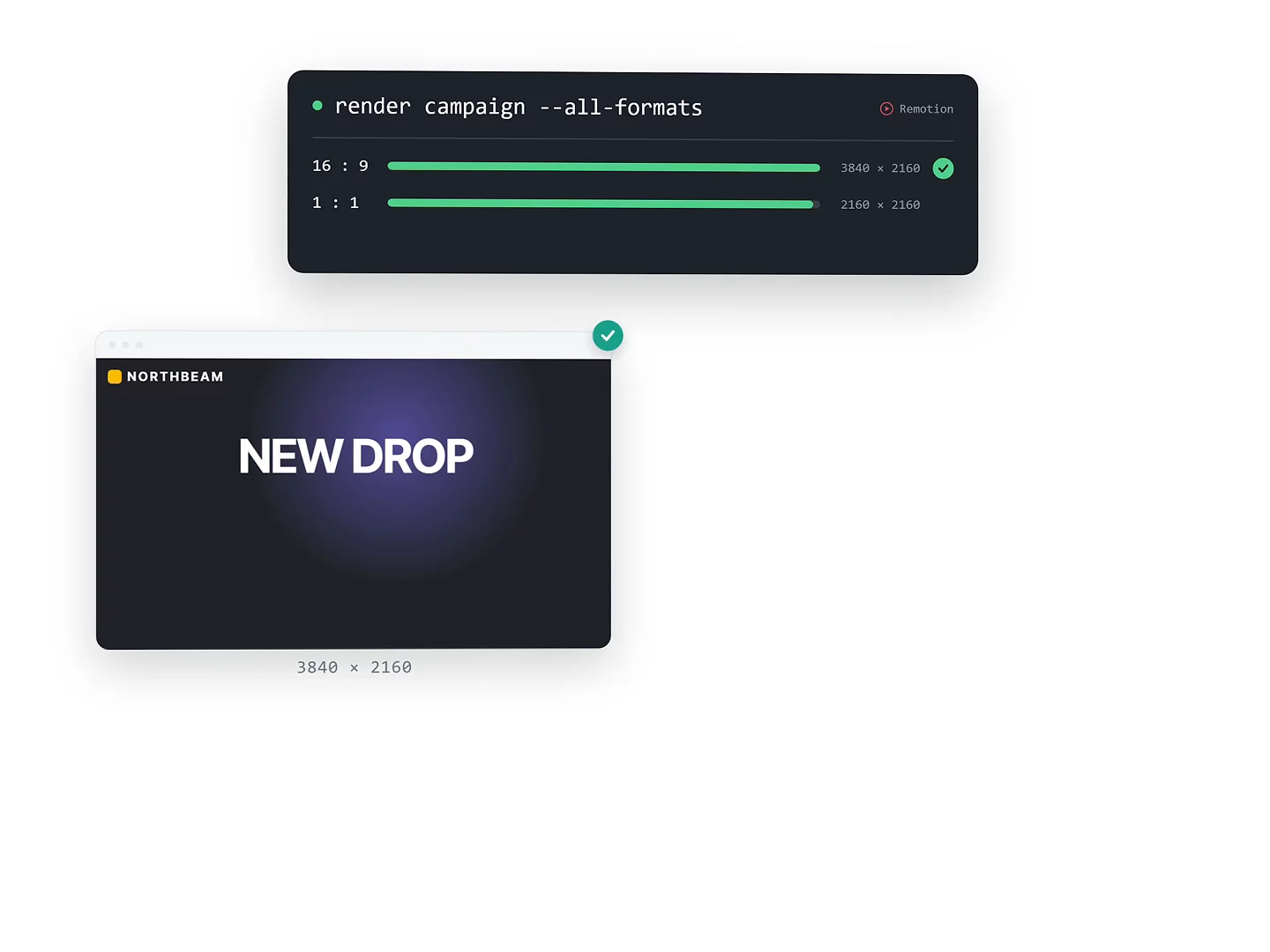 One of our clients needed 70 ad video variants in a week, so we built an AI agent to do it in seven hours.The build itself was a project. It required:- Assembling a Claude agent connected to Remotion- Building a knowledge base of the client's brand: brand guide, movement language, hook creation guidelines, past deliverables, briefing structure- Teaching the agent to read the brief the way our team would- Composing hook variants adapted for each aspect ratio (1x1, 9x16, 16x9)- Assembling endcards and outputting files named and organized for QAThe first batch still needed heavy manual editing. The second, the agent assembled alone. The third came out fully stitched (hook, body, CTA, disclaimer) needing only a review pass before shipping.Each iteration meant testing what the agent got wrong, adjusting the skills, refining the knowledge base, and rerunning until the output matched the standard our team would ship.When we sent the batch, the client feedback was: "The revised videos look great. We'll start using them immediately."To show what this workflow can do, the video in this post was produced by this exact system.If your business needs to ship ads at this volume, let's talk 👉 apta.agency/contact