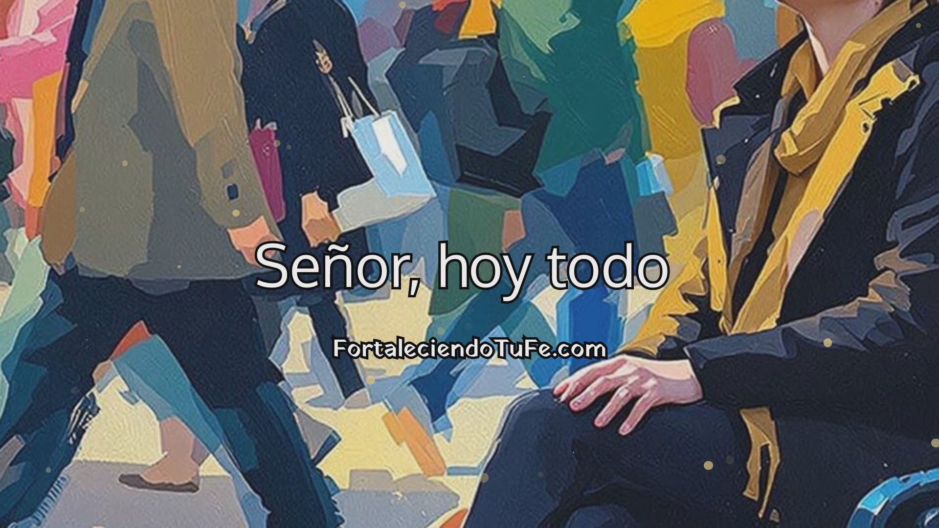 Oración para encontrar calma en medio del caos