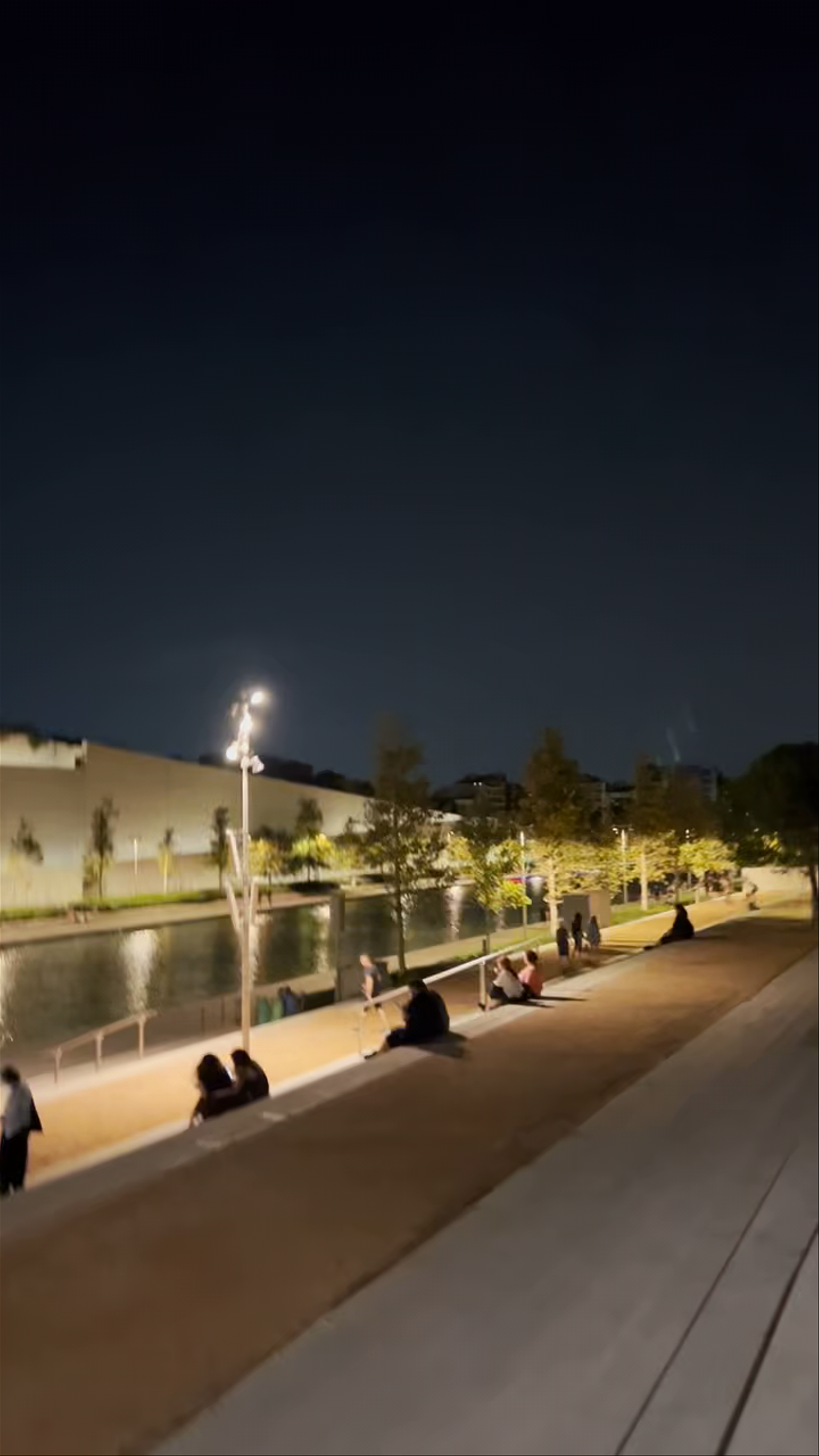 Nightlife Serenity at Stavros Niarchos Park, Kallithea