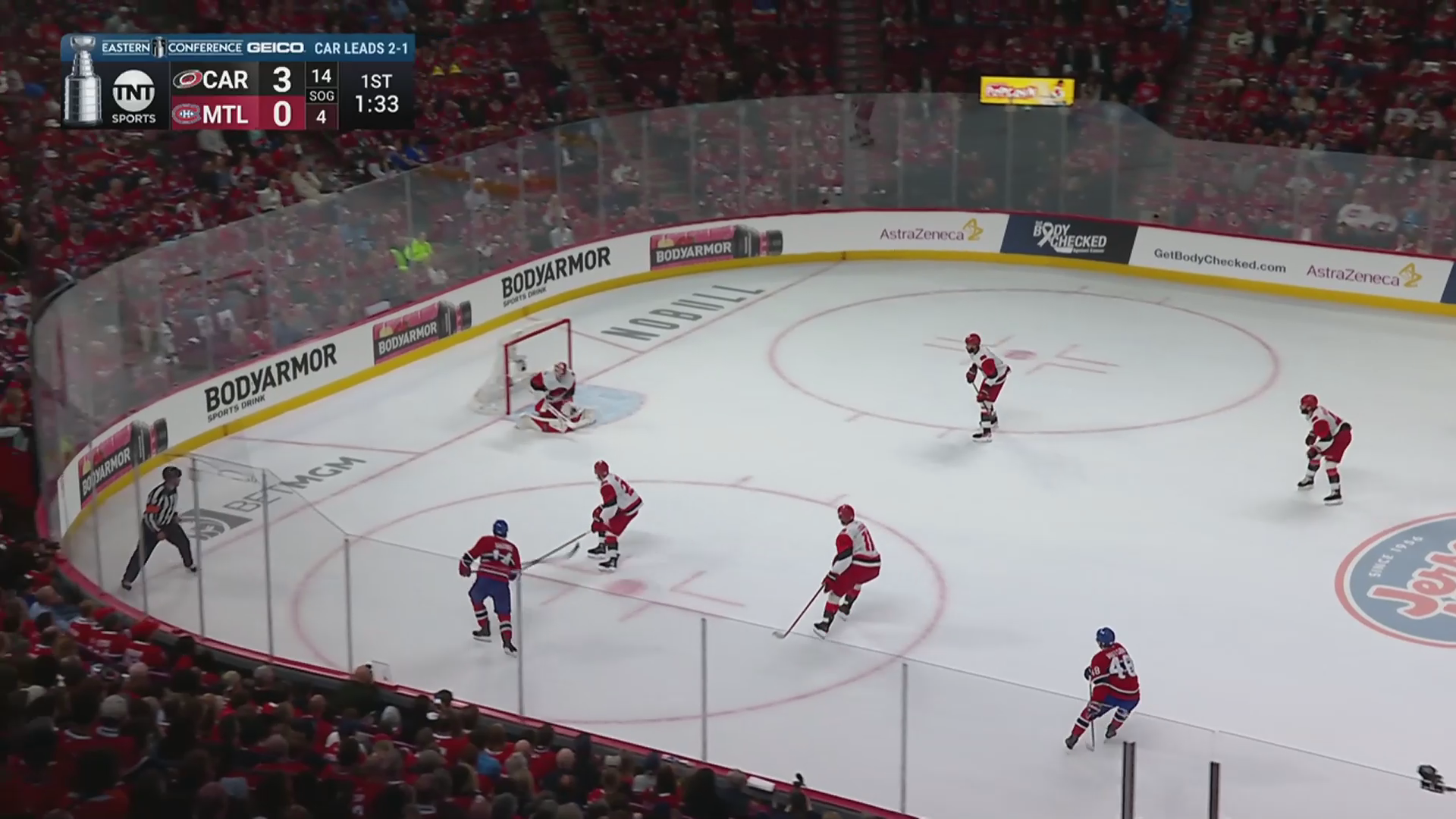 Andersen's Third Shutout of 2026 Playoffs Backs Hurricanes' Game 4 Rout · May 27, 2026