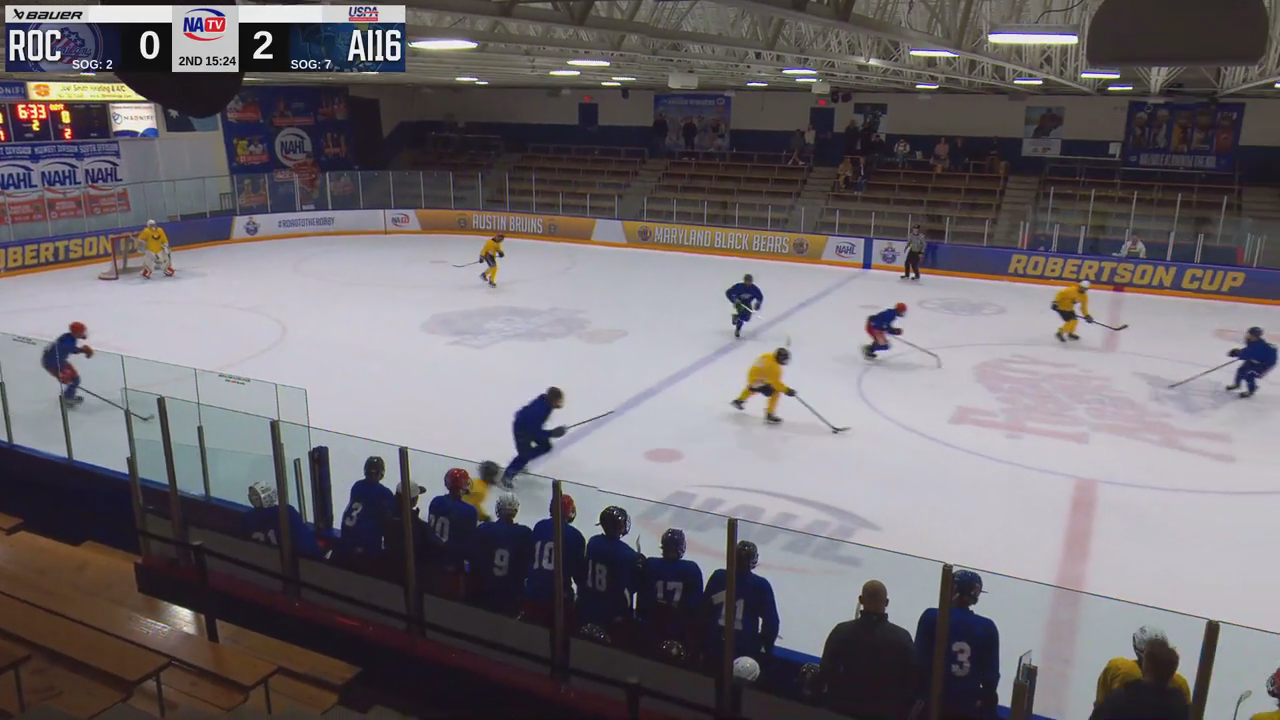 Liam O'Donnell: Dominating Defensive Plays with Rochester Jr. Americans NAHL prospects
