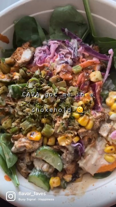 CAVA - Honey chicken bowl - Salad Near Me - Coppell, Texas