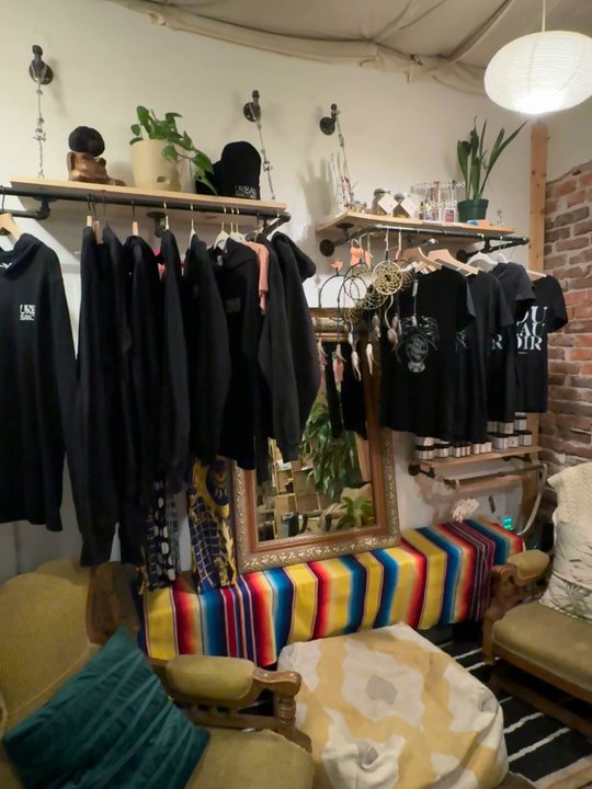 Urban Sanctuary - Retail items in the back room - such a cozy welcoming space. - Yoga Near Me - Denver, Colorado