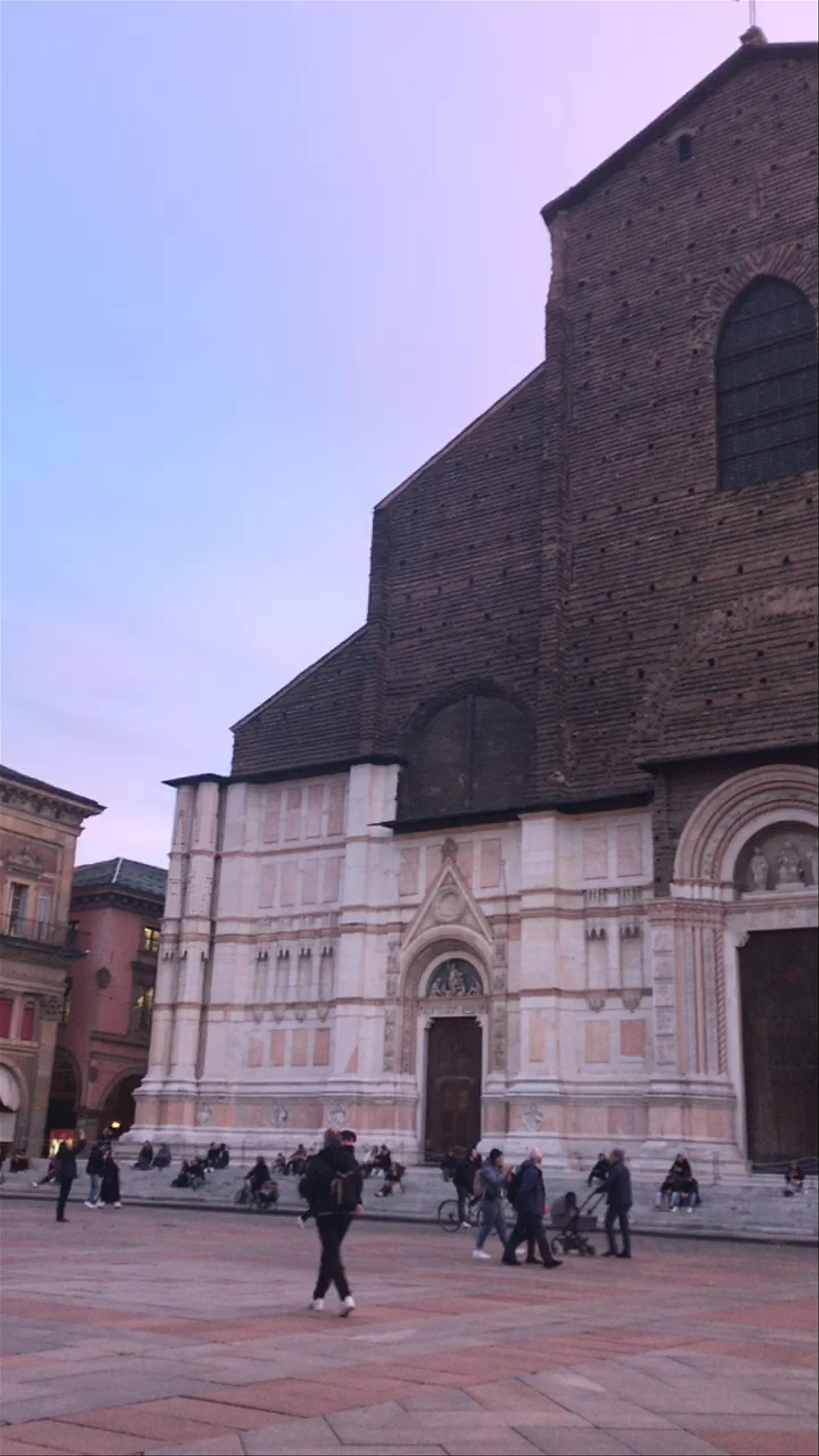 Evening Serenity at Piazza Maggiore, Bologna