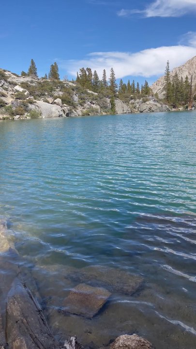 Big Pine Lakes - First lake - Hiking Near Me