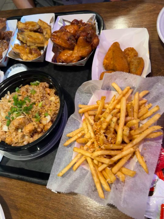 Socal Wings - Carson - 10 Catfish Nuggets Combo with fried rice & varirty of wings - Chicken Wings Near Me - Carson, California