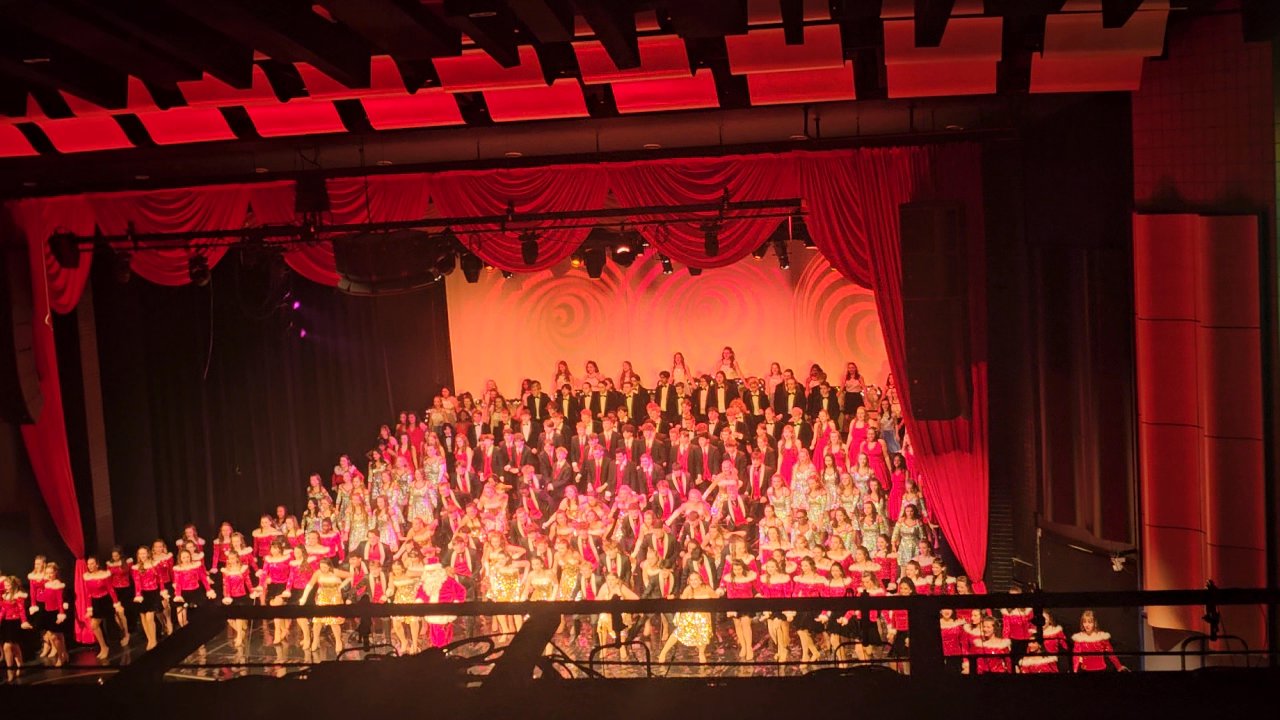 Carmel High School - Dec 2025 the combined choirs of CHS wrapping up the show #ReviewsByRL - Middle Schools & High Schools Near Me - Carmel, Indiana