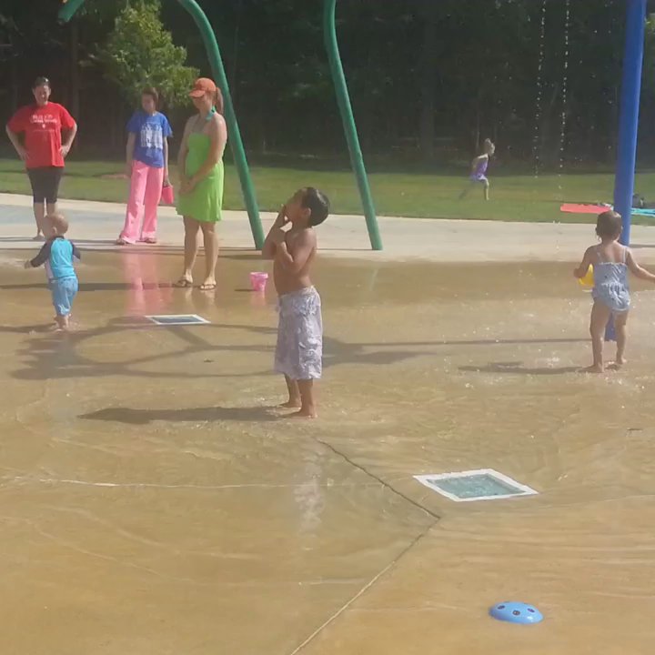 Billericay Park - Grandsons timing the buckets to get maximum splash! - Parks Near Me - Fishers, Indiana