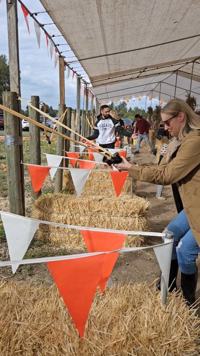Spooner Farms - Pumpkin slingshot. - Farms Near Me - Puyallup, Washington