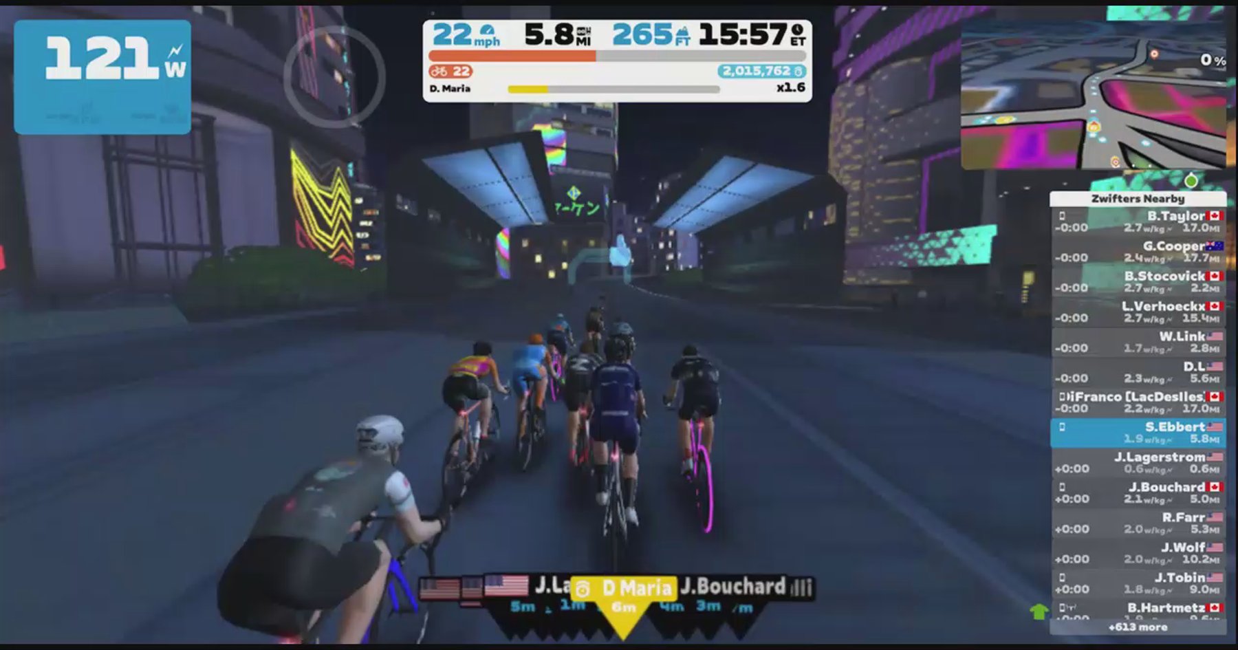 Zwift - Pacer Group Ride: Railways and Rooftops in Makuri Islands with Maria