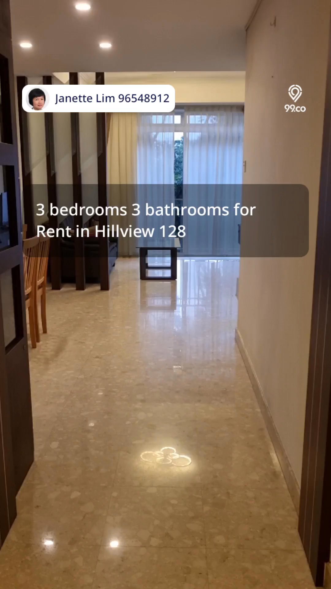 3 Bed Apartment (Condo) for Rent in Hillview 128 1,044 sqft