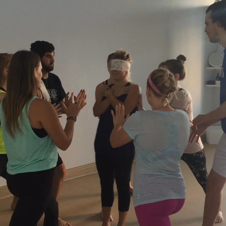 Inspire Yoga - Denton - Trust exercise - Yoga Near Me - Denton, Texas