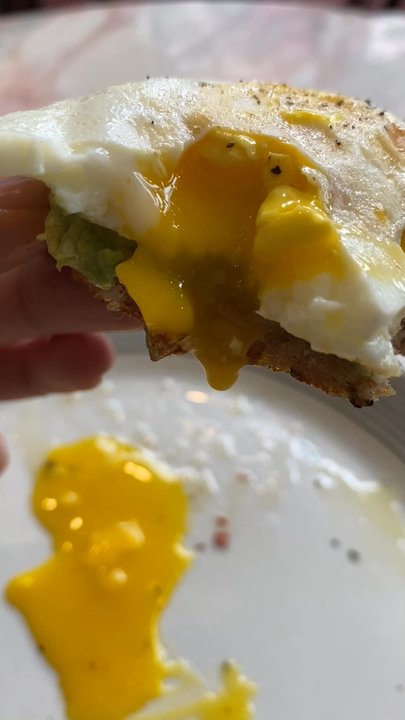 Caffe Bianco - Egg on Avocado Smash - Cafes Near Me - San Francisco, California