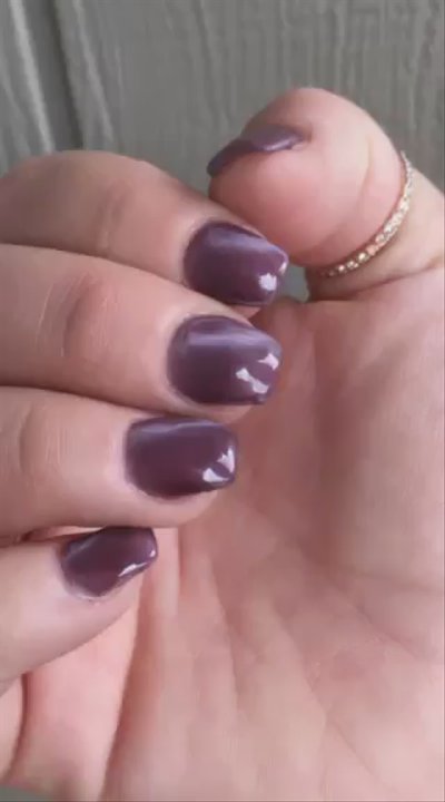 Oasis Nails Spa - This is the cat eye gel in the light!!! I'm in love!!! - Nail Salons Near Me - Carnegie, Pennsylvania