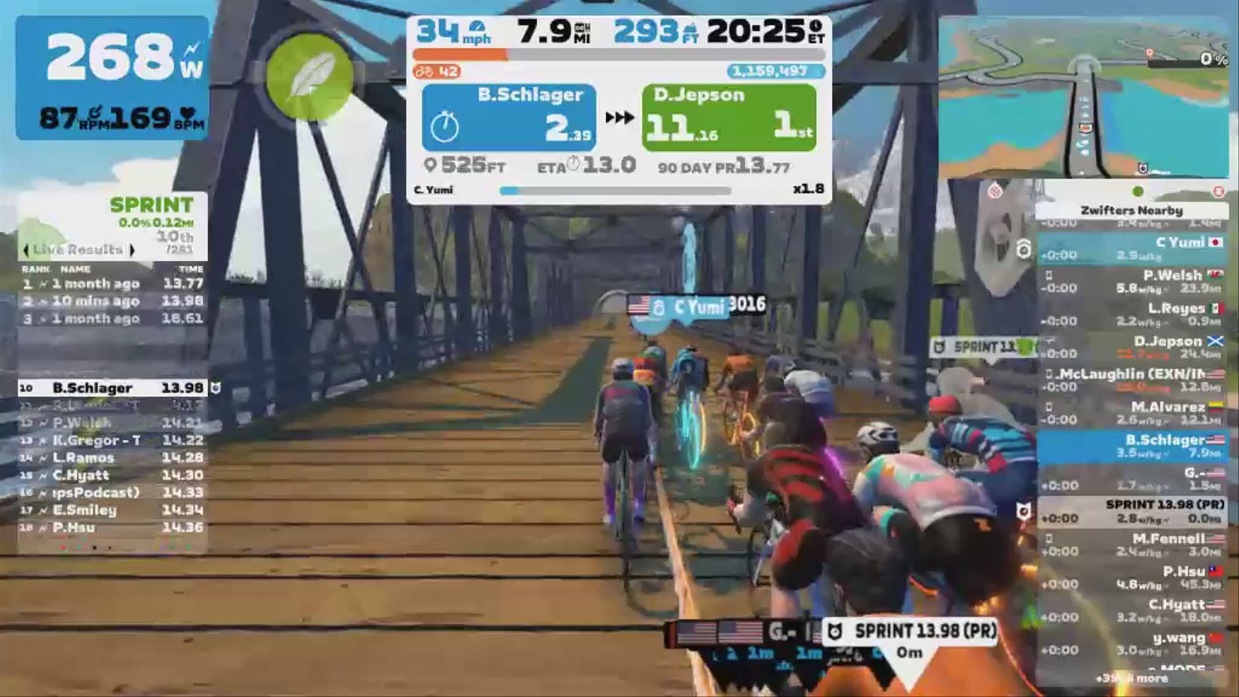 Zwift - Pacer Group Ride: Triple Flat Loops in Watopia with Yumi