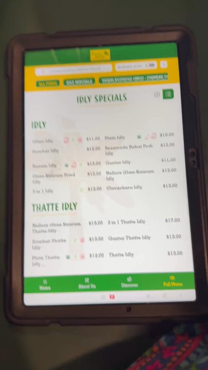 Simply South - Menu video longggg list of yummy items!!!!! - Indian Near Me - Frisco, Texas