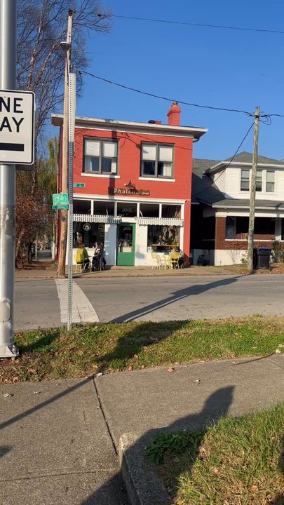 Phalcha - Across the street view of the building. Quiet little area. - Coffee & Tea Near Me - Louisville, Kentucky