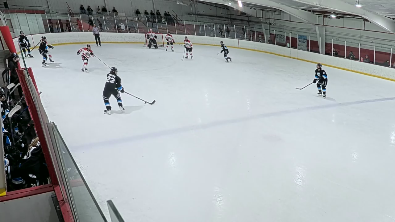 No look assist after catching shot screening goalie US/Canada Cup Detroit