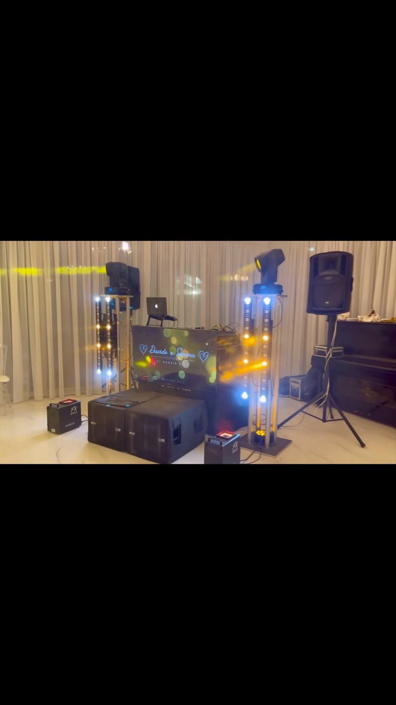 DJ Gius - Audio & Lights + 2 x towers (Option A) - video