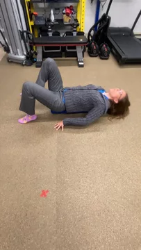 MELT single leg lift/Dying bug on roller phase 2 Part 1