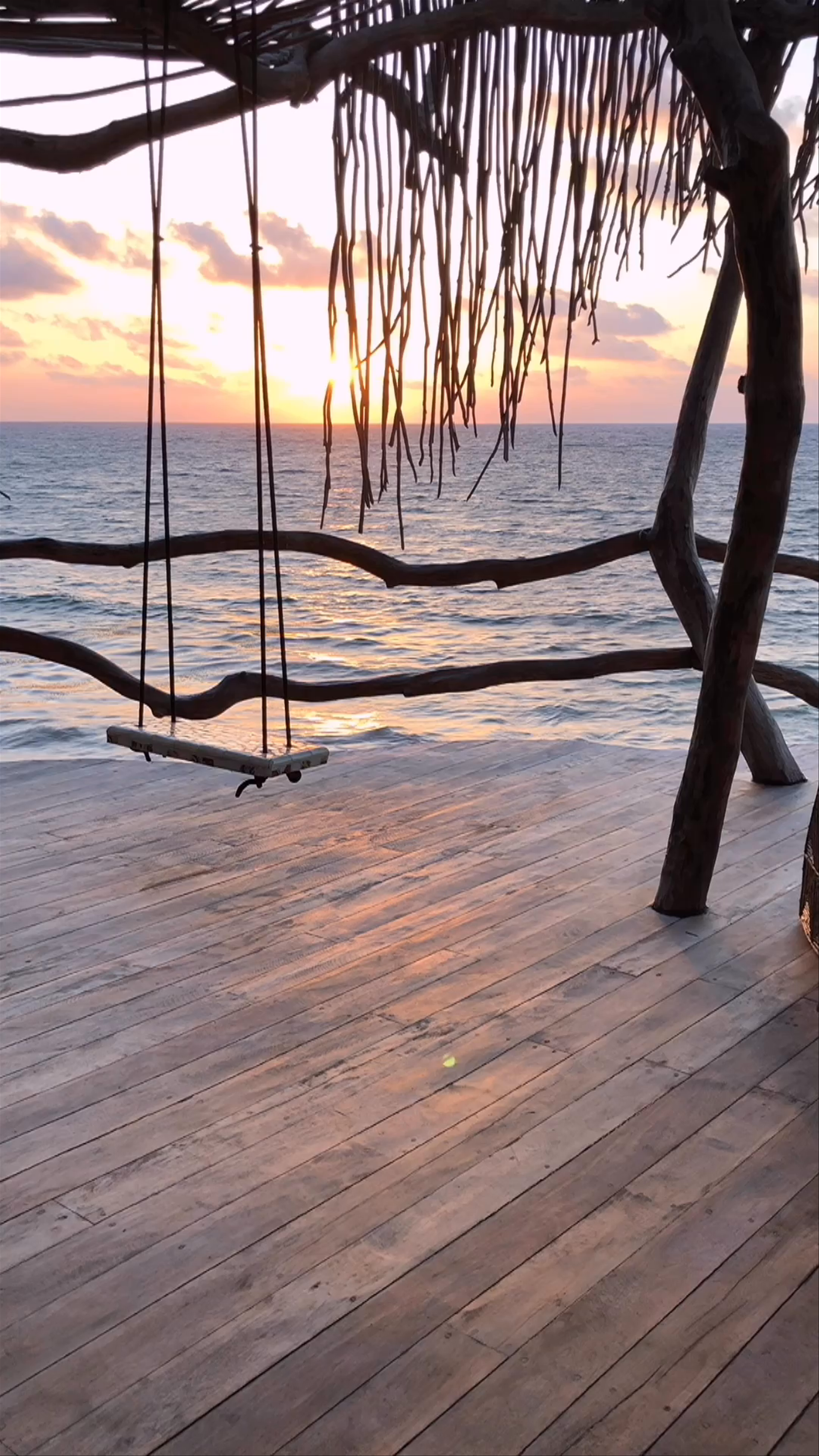 Azulik Resort Sunset Swing Experience in Tulum