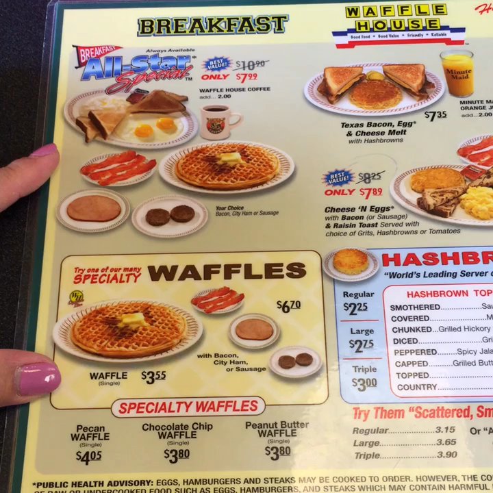Waffle House - Ride or die with dem hash browns - American Near Me - Phoenix, Arizona