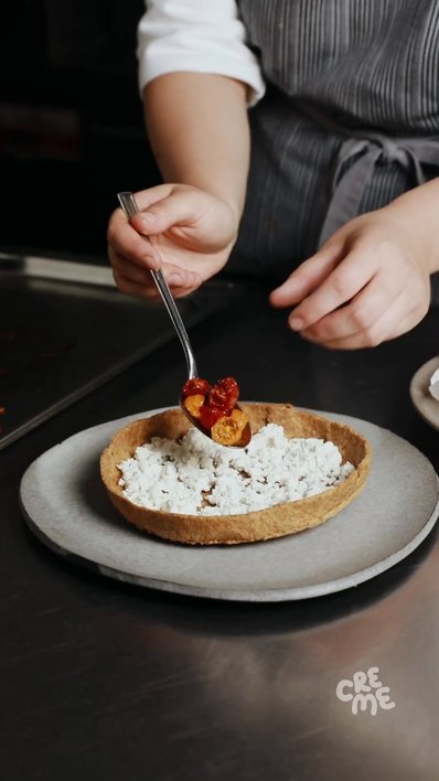 Tomato Tart with Smoked Butter