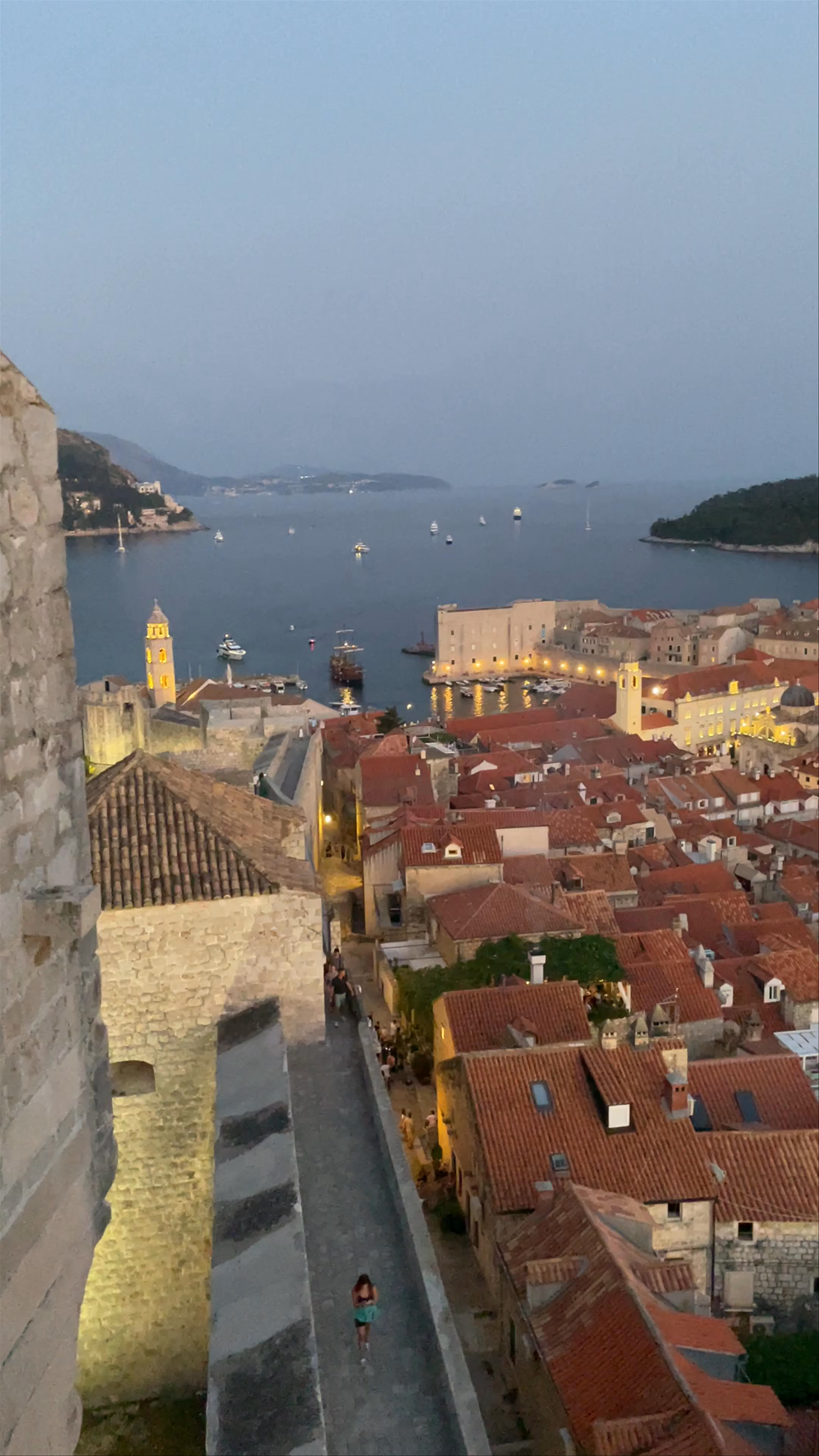 Walls of Dubrovnik: Sunset Views Over the Adriatic