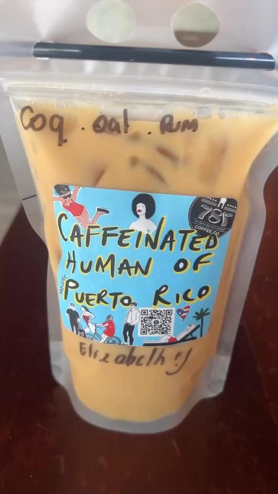 787 Coffee - Iced coquito latte with oatmilk and rum beans - Coffee & Tea Near Me - San Juan, Puerto Rico