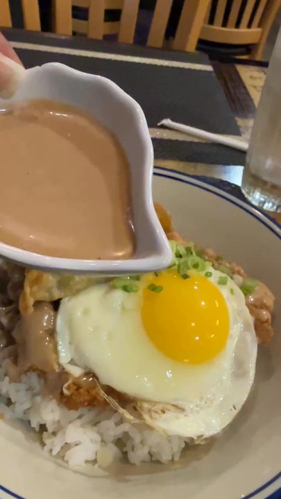 J & Q Sushi  - Chicken katsu fat cup with fried egg , gyoza , and scallions - Sushi Bars Near Me - Edison, New Jersey