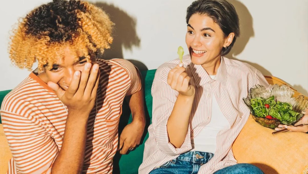 Good Vibes Instagram Reel in Green Statement Style