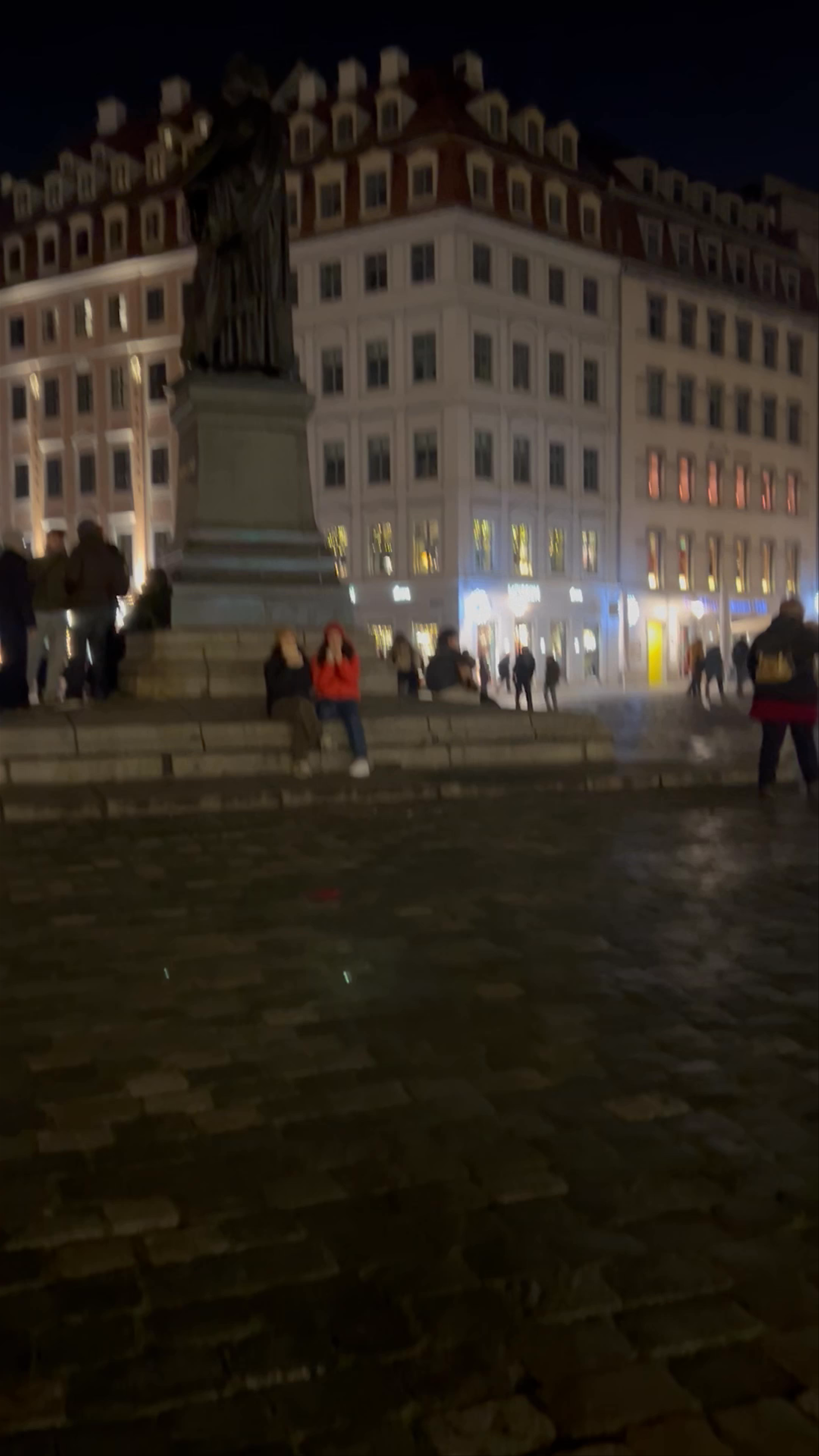 Evening Stroll Around Frauenkirche and Neumarkt in Dresden