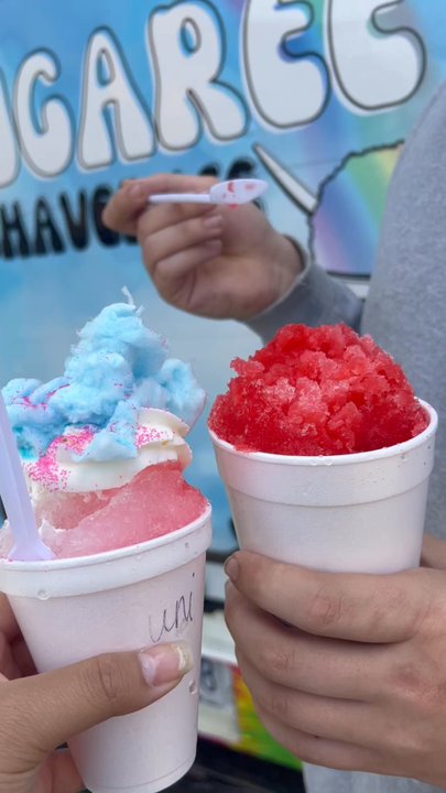 Sugaree Shaved Ice - cherry snow cone with tom collin's - Shaved Ice Near Me - Arnold, Missouri