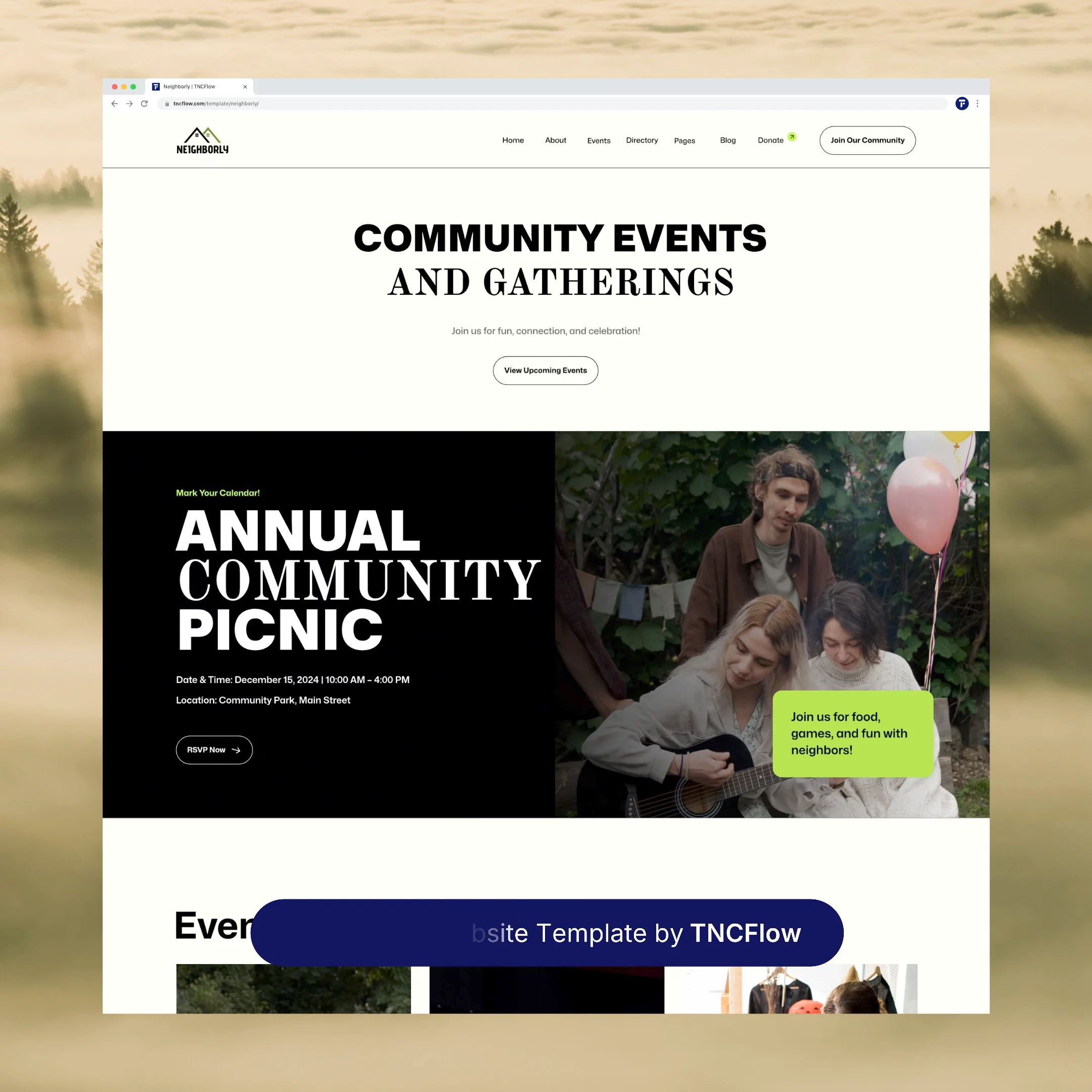Your neighborhood. Your people. Your space. 🏡Say hello to Neighborly — a modern community website template made for charities, nonprofits, neighborhood groups, and local organizations. Bring everything together with local business listings, events, galleries, community signups, and donation flows — giving your organization one place to connect, grow, and make an impact. 💙Explore Neighborly → https://framer.link/ThBA36U