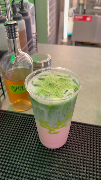 Seed Brklyn - Strawberry matcha - Cafes Near Me - Brooklyn, New York