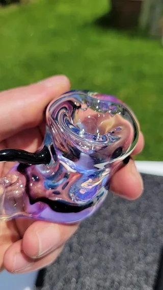 Preview pic of Standing Bubble hash Sherlock  #5 star gazer, galaxy, pink slyme