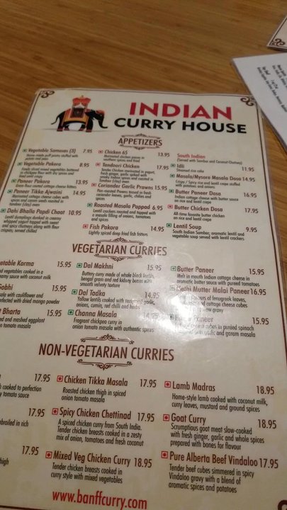 Indian Curry House - Curry in Banff! - Indian Near Me - Banff, Alberta