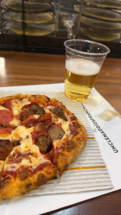 Uncle Maddio's Pizza - Big Max Pizza and Ice cold Michelob Ultra - Pizza Near Me - Atlanta, Georgia
