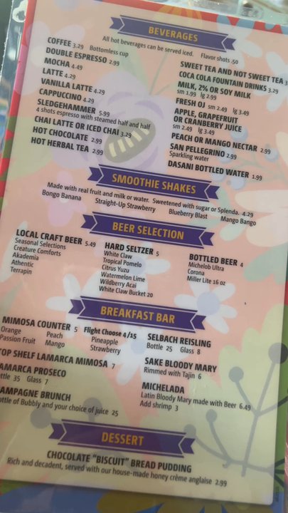 The Flying Biscuit Cafe - Drink menu - Breakfast & Brunch Near Me - Athens, Georgia