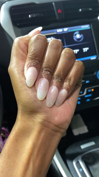 Soleil Nails & Microblading - Acrylic full set perfect and classy! 10/10 recommend! - Nail Salons Near Me - Los Angeles, California