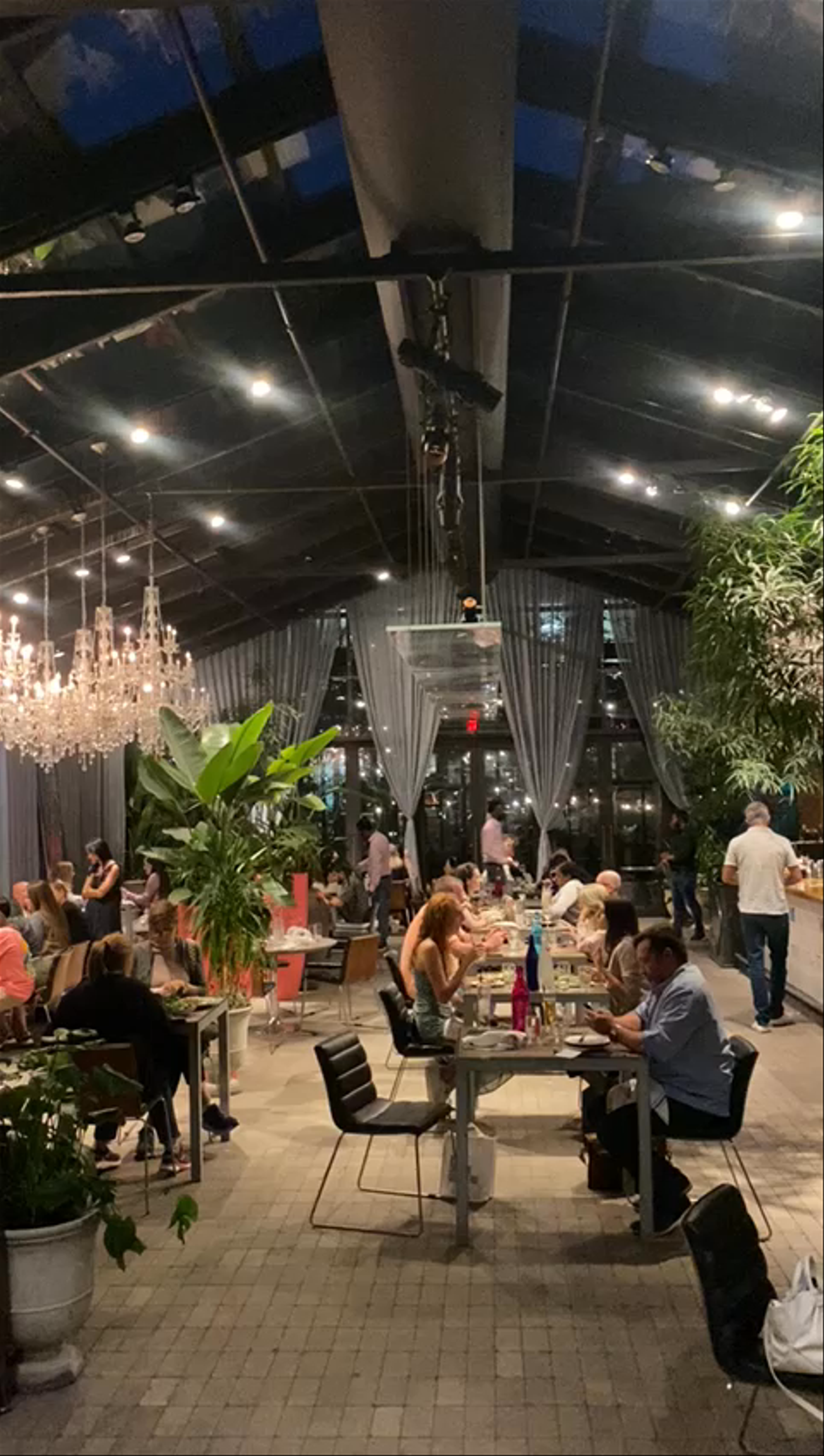 Dining Under the Stars at 9 Crosby Street, New York