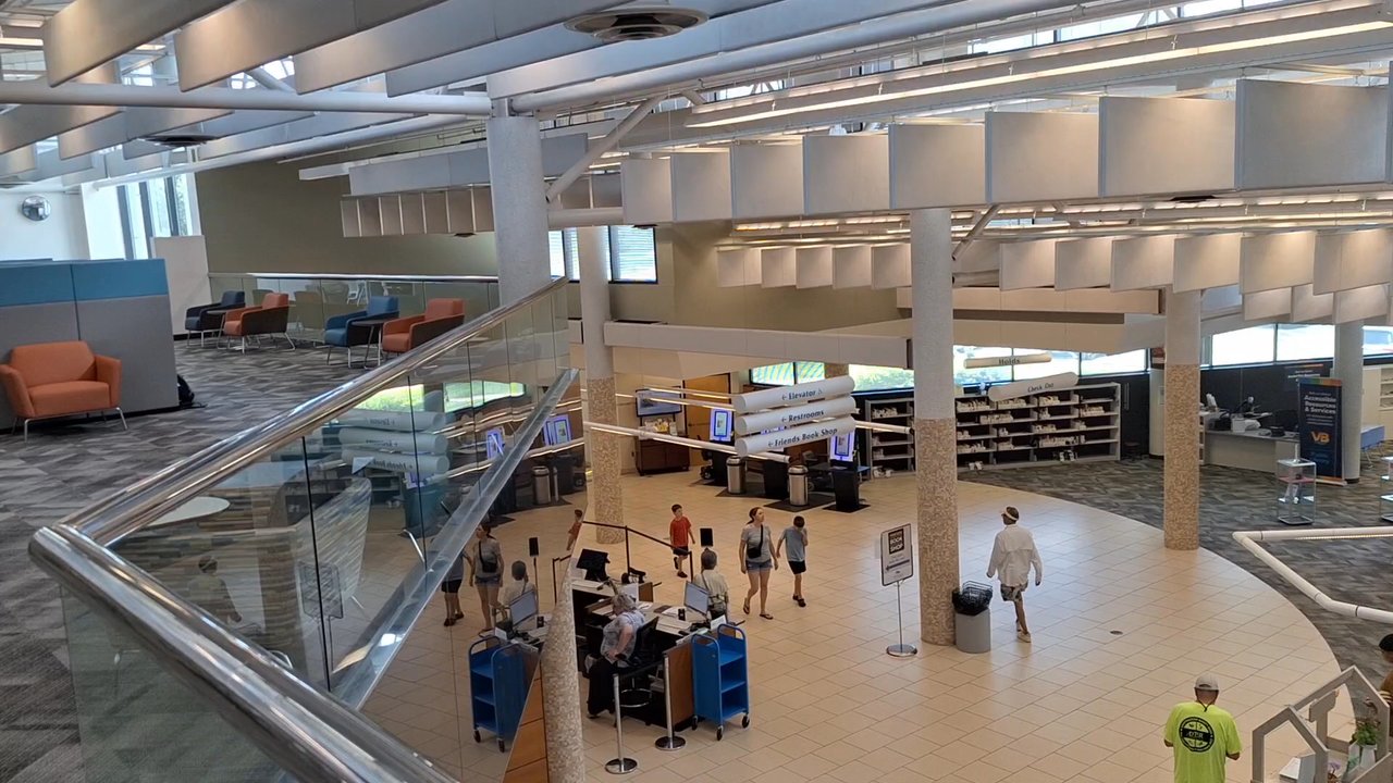 Meyera E. Oberndorf Central Library - What is there to say except that this library's interior is an open and welcoming space conducive to concentrating and getting things done. - Libraries Near Me - Virginia Beach, Virginia