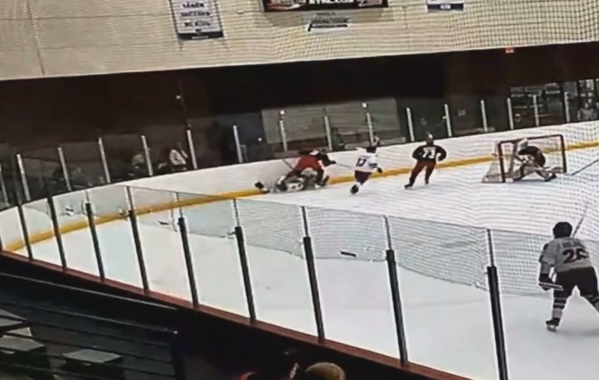 Cayden Cilinski Delivers a Devastating Hit | Carolina Jr. Hurricanes 13U AAA