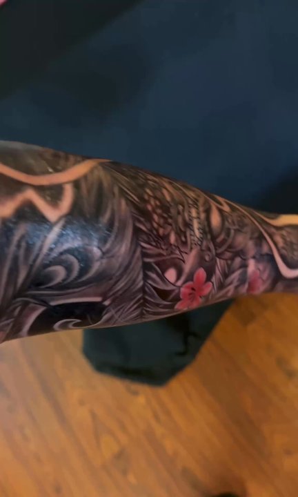 Peter Gunz Tattoo - After coloring - Tattoo Near Me - Arcadia, California