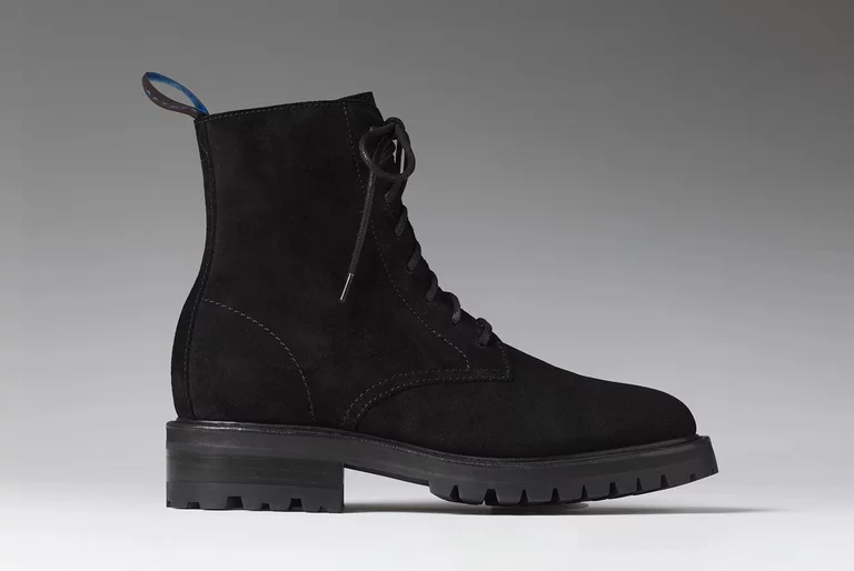 Alternating images of the Crosby Boot, showing two colorways.