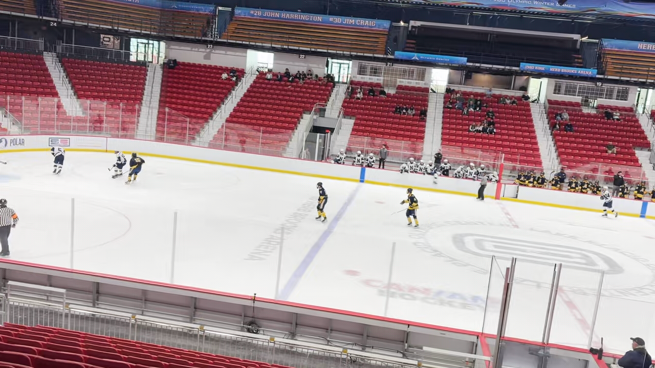 Gabriel Bill's Goal Against Northwood at Historic Herb Brooks Arena