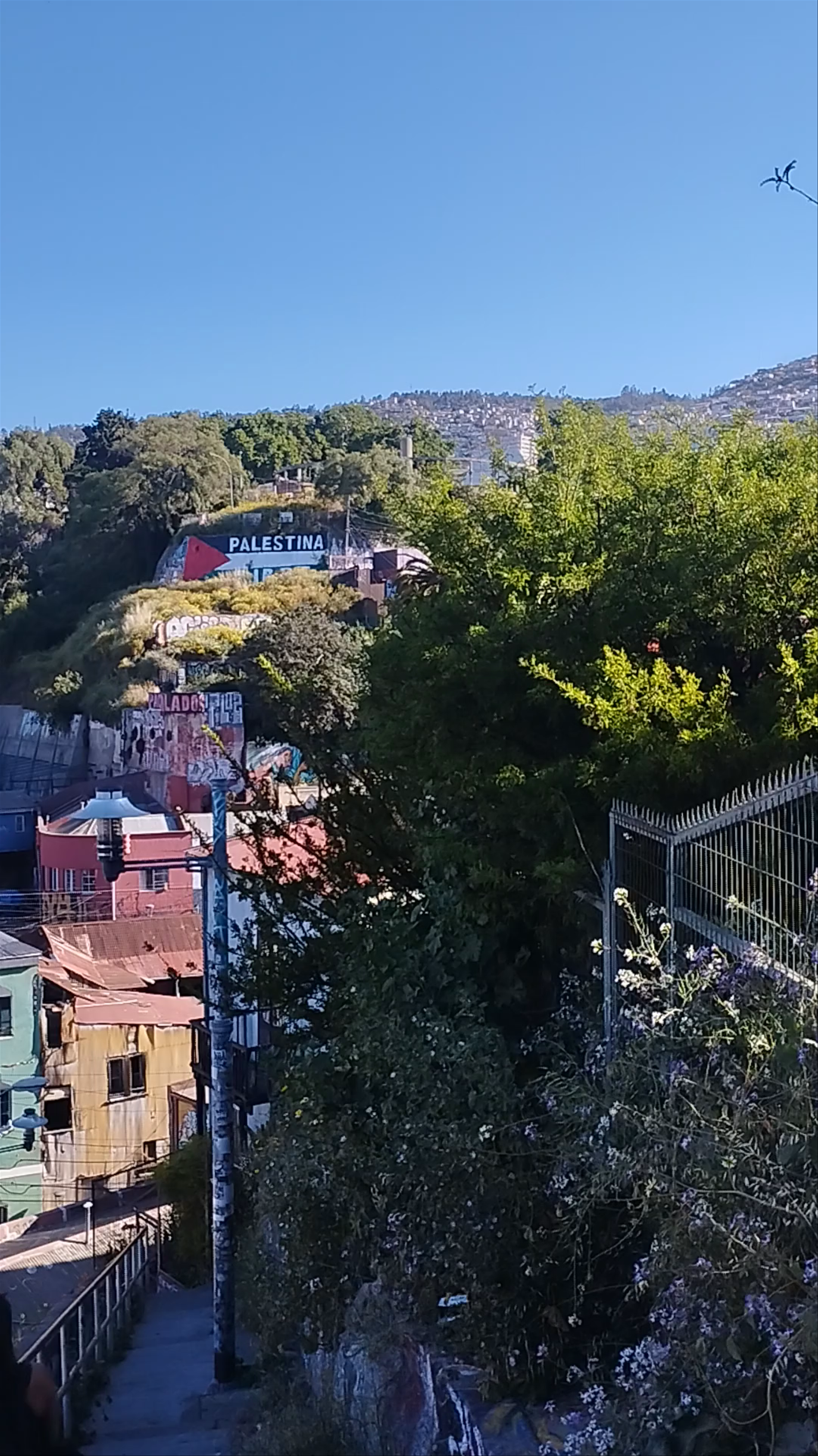 Cerro Alegre - Paseo Dimalow, Valparaíso: A Colorful Urban Hillscape