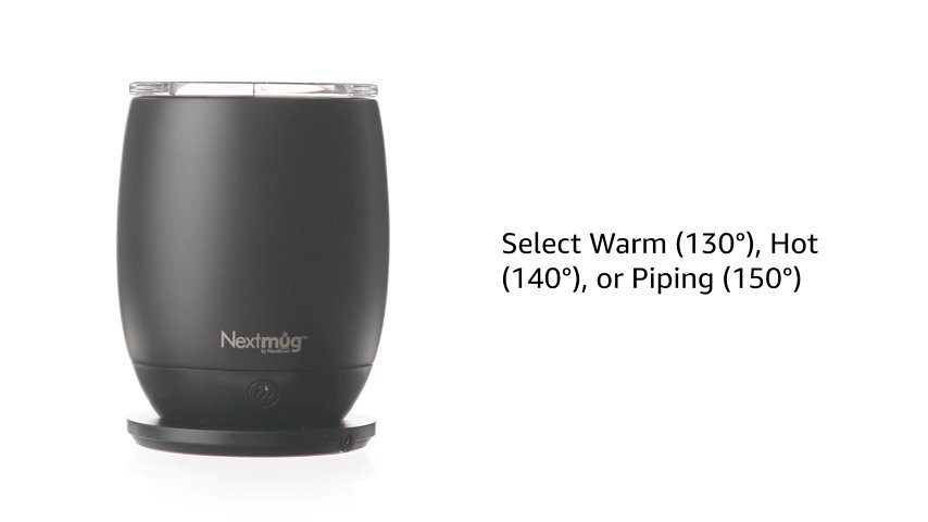 Father's Day Gifts: Nextmug - Temperature-Controlled, Self-Heating Coffee Mug
