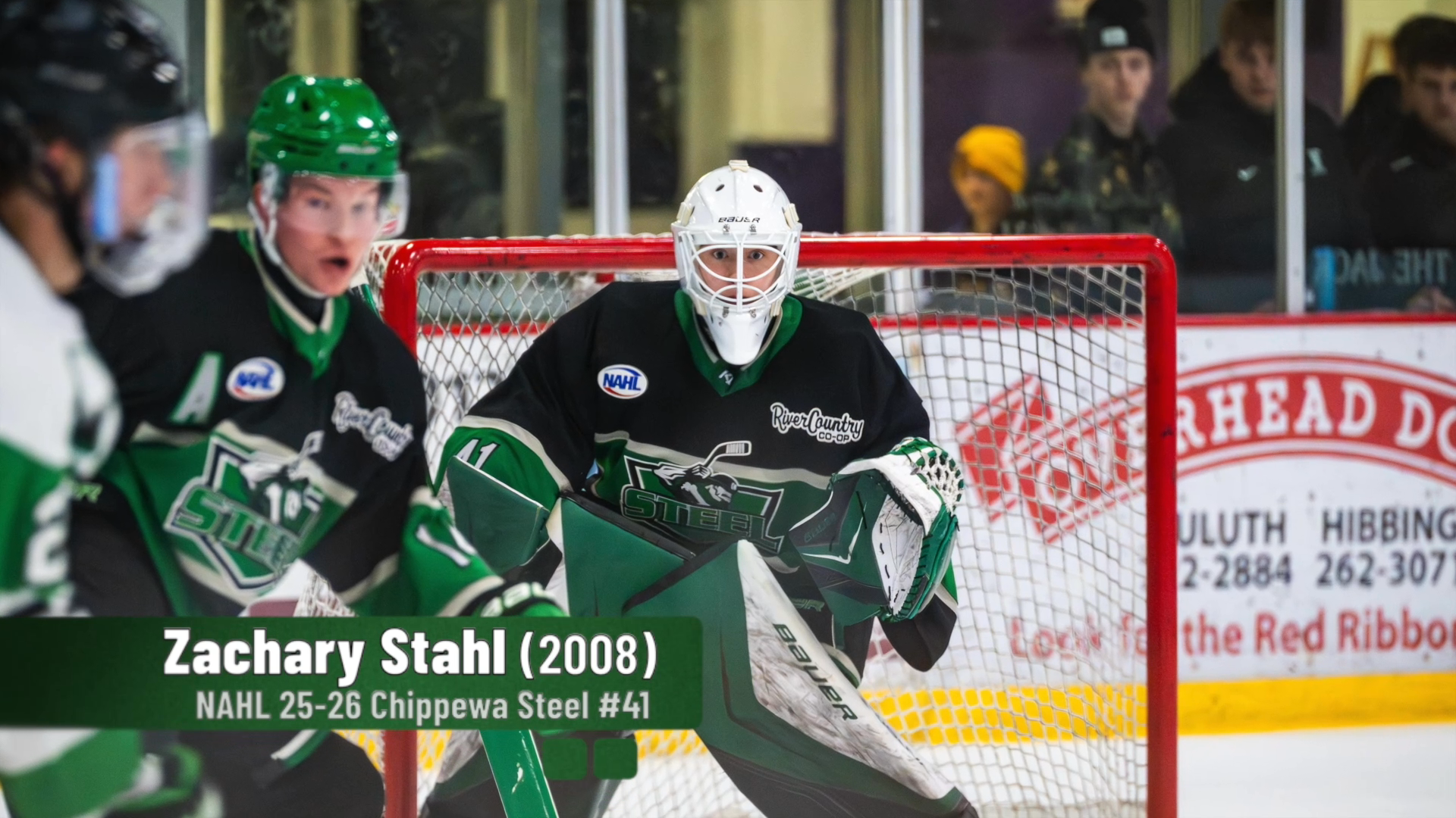 Zachary Stahl (2008) NAHL Highlights Feb - Mar 26 | Chippewa Steel
